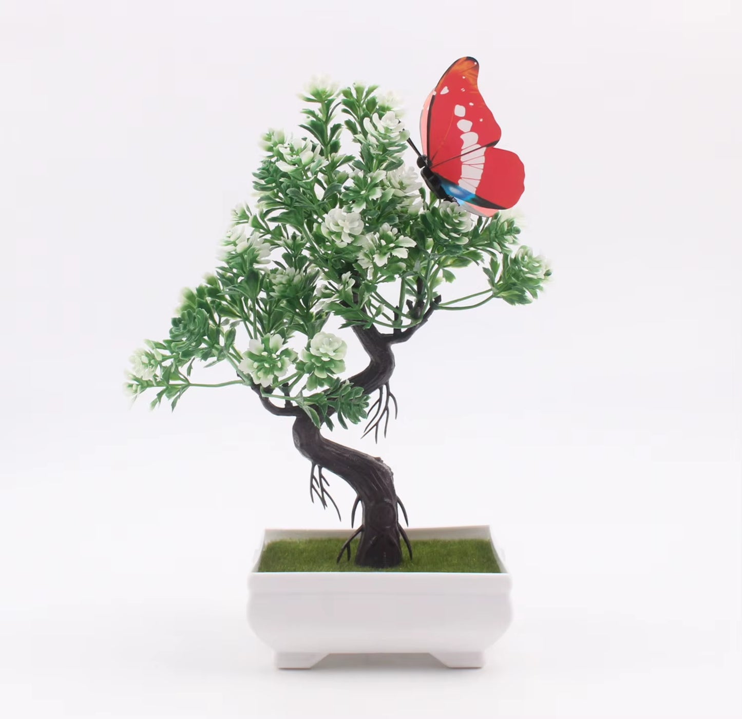 Artificial Plants Bonsai Small Tree Pot, Fake Flowers, Potted Ornaments, Home Decor, Hotel Garden Decor, New