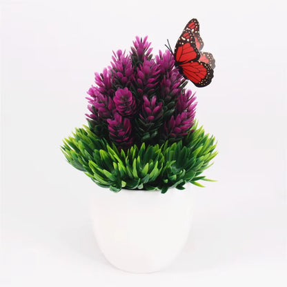 Artificial Plants Bonsai Small Tree Pot, Fake Flowers, Potted Ornaments, Home Decor, Hotel Garden Decor, New